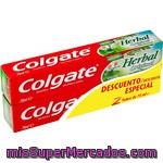 Colgate Herbal Pasta Dentífrica Pack 2 Tubo 75 Ml