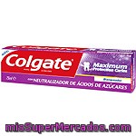 Colgate Maximum Pasta De Dientes Protection Caries Blanqueador Con Neutralizador De ácidos De Azúcares Tubo 75 Ml