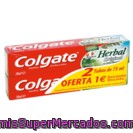 Colgate Pasta Dentífrica Herbal Pack 2 Tubo 75 Ml