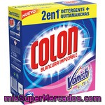 Colon Detergente Máquina En Polvo Con Agentes Vanish Ultra Quitamanchas Maleta 40 Cacitos