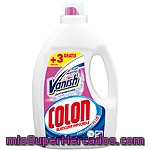 Colon Detergente Máquina Líquido Gel Con Agentes Vanish Quitamanchas Botella 40 Dosis