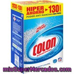 Colon Detergente Máquina Polvo Activo Para Ropa Blanca Y De Color Maleta 130 Cacitos