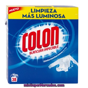 Colon Detergente Máquina Polvo Maleta 30 + 8 Cacitos