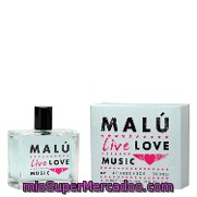 Colonia Live Love Music Spray Malú 100 Ml.