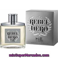 Colonia Para Hombre Rebel Hero Mango, Frasco 100 Ml