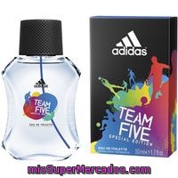 Eau toilette hombre uefa league adidas, botella 50 cc, precio actualizado en todos los supers