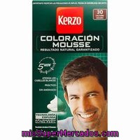 Coloración Mousse 30 Castaño Oscuro Kerzo 1 Ud.