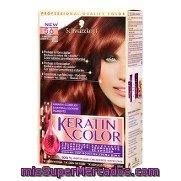 Coloración Permanente Nº 5.6 Castaño Caoba Cobrizo Keratin Color 1 Ud.