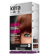 Coloración Permanente Nº 6.44 Castaño Cobrizo - Kera Science Les Cosmetiques 1 Ud.