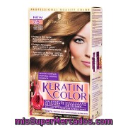 Coloración Permanente Nº 7.5 Rubio Caramelo Keratin Color 1 Ud.