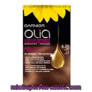 Coloración Permanente Olia Nº 6.35 Rubio Caramelo Garnier-olia 1 Ud.