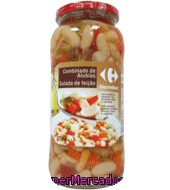 Combinado De Alubias Con Zanahoria, Pimiento Rojo, Pimiento Verde Y Cebolleta Carrefour 400 G.