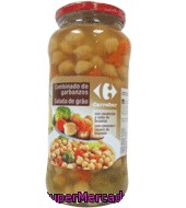 Combinado De Garbanzos Con Zanahorias Y Coles De Bruselas Carrefour 400 G.