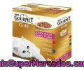 Comida Completa Para Gatos Doble Placer (buey-pollo/conejo-hígado/pescado/pato-pavo) Gourmet G De Friskies 8 Unidades De 85 Gramos