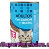 Comida Gato Adultos Pate Trucha Salmon, Lucy, Bote 400 G