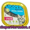 Comida Gato Adultos Pate Trucha Salmon, Lucy, Tarrina 100 G