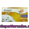 Comida Gato Mousse Delicias Del Oceano, Gourmet Gold, Lata Pack 4 X 85 G - 340 G