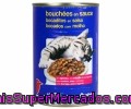 Comida Húmeda Para Gato, Bocaditos Salsa De Ave Auchan Lata 400 Gramos