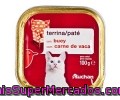 Comida Húmeda Para Gato De Buey Auchan Tarrina De 100 Gramos