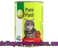 Comida Húmeda Para Gato De Pate Con Buey Producto Económico Alcampo Lata 400 Gramos