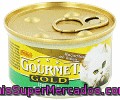 Comida Húmeda Para Gato. Mousse De Salmón Y Pollo Gourmet Gold De Friskies Tarrina 85 Gramos