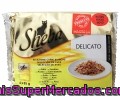 Comida Para Gatos Adultos De Ave (bocaditos De Gelatina) Sheba 4 Unidades De 85 Gramos