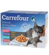 Comida Para Gatos Carrefour Pack 12x100 Gr.