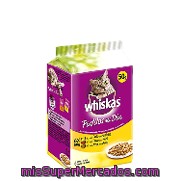 Comida Para Gatos Con Carne Blanca En Salsa Whiskas Pack 6 X 50 Gr