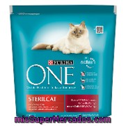 Comida Para Gatos Esterilizados De Buey Y Trigo 800 Gr