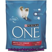 Comida Para Gatos Esterilizados Purina One 450 Gr.