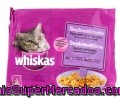 Comida Para Gatos, Pescado A La Plancha (trocitos En Gelatina) Whiskas 340 Gramos