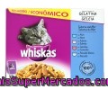 Comida Para Gatos Pescado, Tiernos Trocitos En Gelatina Whiskas 12 Unidades De 100 Gramos