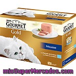 Comida Para Gatos Pescados Del Oceano Gourmet Pack 12x85 Gr.