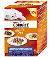 Comida Para Gatos Selección De Pescados Gourmet 50 Gr.