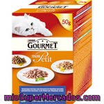 Comida Para Gatos Selección De Pescados Gourmet Pack 6x50 Gr.