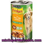 Comida Para Perro Menu Con Pollo Friskies 1200 Gr.