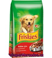 Comida Para Perros Active Con Carnes Friskies 10 Kg.