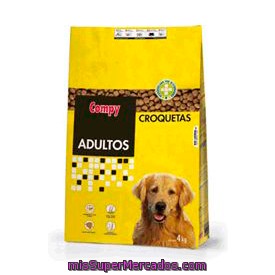 Comida Perro Croqueta Carne, Compy, Paquete 4 Kg