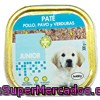 Comida Perro Junior Pate Pollo Pavo Verduras, Bobby, Tarrina 300 G