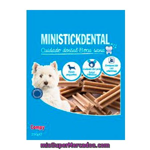 Comida Perro Snack Stick Dental Mini, Compy, Paquete 250 G