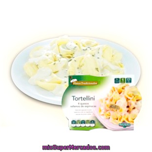 Comida Preparada Tortellini 4 Quesos, Platos Trad, Bandeja 325 G