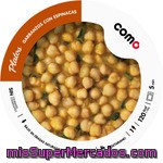 Como Natural Garbanzos Con Espinacas 1 Ración Bandeja 300 G