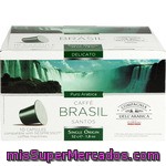 Compagnia Dell'arabica Cafe Delicato Puro Arabica Brasil 10 Capsulas Compatibles Con Nespresso Estuche 52 G