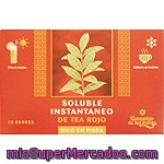 Compañia De Las Indias Té Rojo Soluble Con Fibra 10 Sobres Caja 60 G