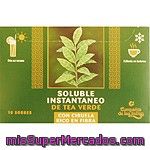 Compañia De Las Indias Té Verde Con Ciruela Soluble 10 Sobres Caja 60 G