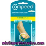 Compeed Callos Medianos Apósitos Que Ayudan A Eliminar Los Callos Y Aliviar El Dolor Caja 10 Unidades