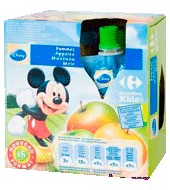 Compota De Manzana Carrefour Kids Pack De 6x90 G.