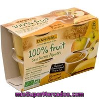 Compota De Manzana-plátano Danival, Pack 440 G