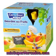 Compota De Manzana Y Banana Carrefour Kids 6x90 G.