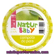 Compota De Pera 100% Natural Natur Baby 130 G.